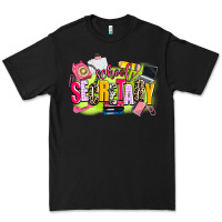 Black school secretary Premium Tee - AdoDesignShop