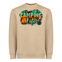 Mushroom camping life Heavyweight Sweatshirt - NancyCooperArtShop