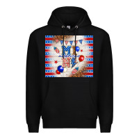 Black American mini Premium Hoodie - TumblerDesignByShophia