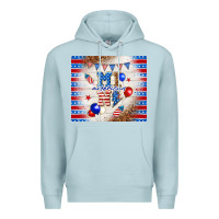 Blue Mist American mini Premium Hoodie - TumblerDesignByShophia