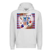 Dove Grey American mini Premium Hoodie - TumblerDesignByShophia