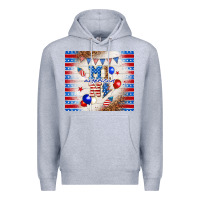 Heather Grey American mini Premium Hoodie - TumblerDesignByShophia