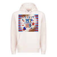 Pale Pink American mini Premium Hoodie - TumblerDesignByShophia