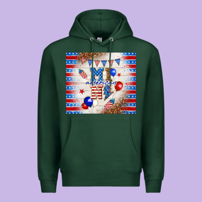 American Mini Premium Hoodie Designed By Tumblerdesignbyshophia