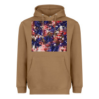 Toasted Coconut American flag sparkly  tumbler Heavyweight Hoodie - HowdyJamesFarm