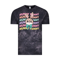 Cloud Black hunny bunny Vintage Tee - MaliasSmallBusiness