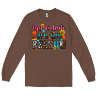 Chestnut my students are the reason Long Sleeve Tee - NancyCooperArtShop
