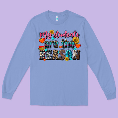 My Students Are The Reason Long Sleeve Tee Designed By Nancycooperartshop