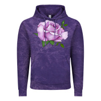 Cloud Purple life's little pleasures rose Vintage Hoodie - LillyAllenDesigns
