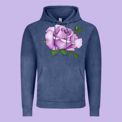 Life's Little Pleasures Rose Vintage Hoodie Designed By Lillyallendesigns