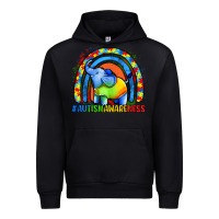 Black Autism Awareness Autism elephant Urban Hoodie - FaDigitalArtStudio