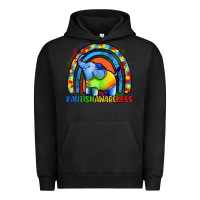 Pigment Black Autism Awareness Autism elephant Urban Hoodie - FaDigitalArtStudio