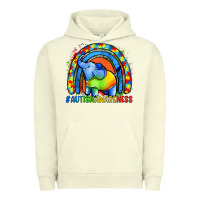 Pigment Pistachio Autism Awareness Autism elephant Urban Hoodie - FaDigitalArtStudio