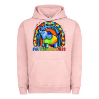 Pigment Salmon Autism Awareness Autism elephant Urban Hoodie - FaDigitalArtStudio