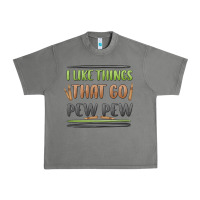 Tornado i like things that go pew pew Urban Heavy Tee - MaliasSmallBusiness