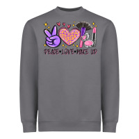 Storm peace love make up Heavyweight Sweatshirt - MaliasSmallBusiness