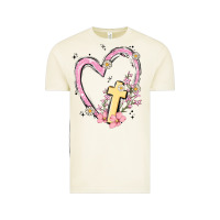 Vintage Arctic heart cross Vintage Tee - MaliasSmallBusiness