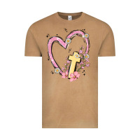 Vintage Camel heart cross Vintage Tee - MaliasSmallBusiness
