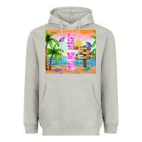 Moon Dust feeling beachy Heavyweight Hoodie - TumblerDesignByShophia