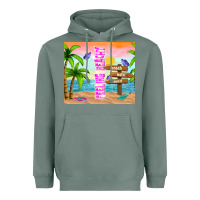 Sage feeling beachy Heavyweight Hoodie - TumblerDesignByShophia
