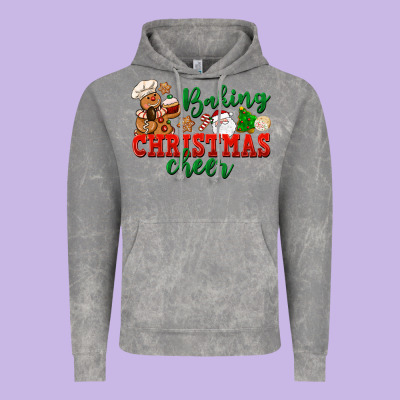 Baking Christmas Cheer Vintage Hoodie Designed By Nancycooperartshop