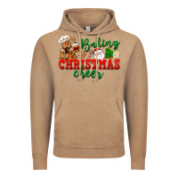 Vintage Coffee Baking Christmas cheer Vintage Hoodie - NancyCooperArtShop
