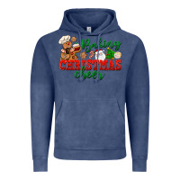 Vintage Denim Baking Christmas cheer Vintage Hoodie - NancyCooperArtShop