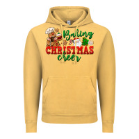 Vintage Mustard Baking Christmas cheer Vintage Hoodie - NancyCooperArtShop