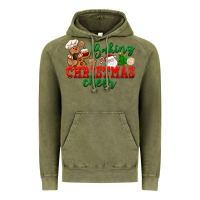 Vintage Olive Baking Christmas cheer Vintage Hoodie - NancyCooperArtShop