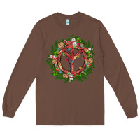 Chestnut Christmas peace Long Sleeve Tee - MaliasSmallBusiness