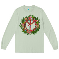 Matcha Christmas peace Long Sleeve Tee - MaliasSmallBusiness