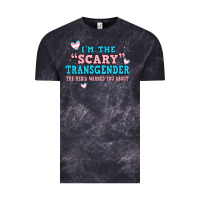 Cloud Black im scary transgender the media warned you about Vintage Tee - JahusDesignShop