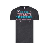 Vintage Black im scary transgender the media warned you about Vintage Tee - JahusDesignShop