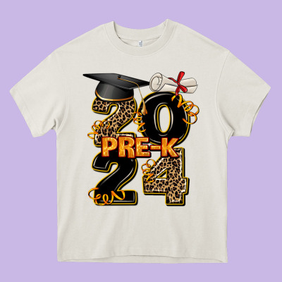 2024 Pre K Graduation Heavy Core Tee Designed By Adodesignshop