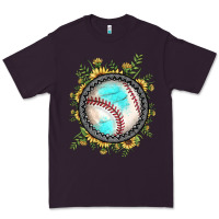 Plum baseball gemstone sunflower Premium Tee - JahusDesignShop