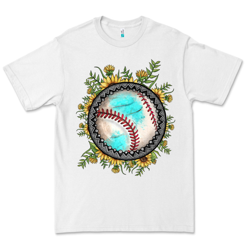 Baseball Gemstone Sunflower Premium Tee by JahusDesignShop | Teevron