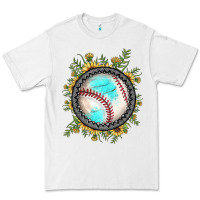 White baseball gemstone sunflower Premium Tee - JahusDesignShop
