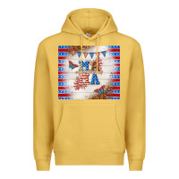 Antique Gold American mama Premium Hoodie - TumblerDesignByShophia