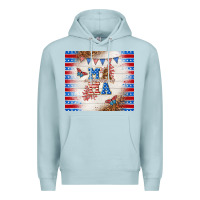 Blue Mist American mama Premium Hoodie - TumblerDesignByShophia