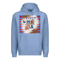 Colony Blue American mama Premium Hoodie - TumblerDesignByShophia