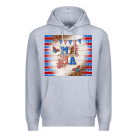 Heather Grey American mama Premium Hoodie - TumblerDesignByShophia