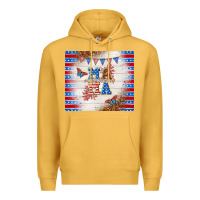 Mustard American mama Premium Hoodie - TumblerDesignByShophia