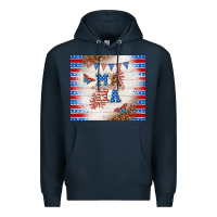 Navy American mama Premium Hoodie - TumblerDesignByShophia