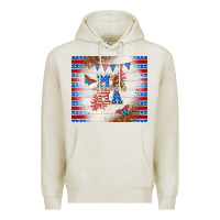 Oatmeal Heather American mama Premium Hoodie - TumblerDesignByShophia