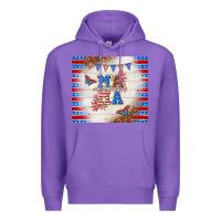 Purple American mama Premium Hoodie - TumblerDesignByShophia