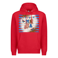 Red American mama Premium Hoodie - TumblerDesignByShophia