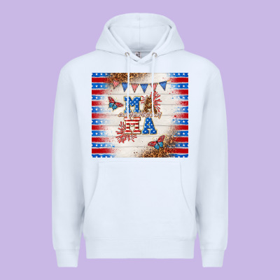 American Mama Premium Hoodie Designed By Tumblerdesignbyshophia