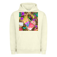 Pigment Pistachio school girl coffee cup with leopard seamless pattern bbs Urban Hoodie - BundleAndBundleShop