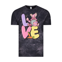 Cloud Black love easter gnome Vintage Tee - MaliasSmallBusiness
