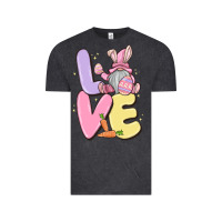 Vintage Black love easter gnome Vintage Tee - MaliasSmallBusiness